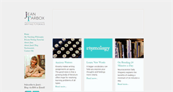 Desktop Screenshot of jeantarbox.com